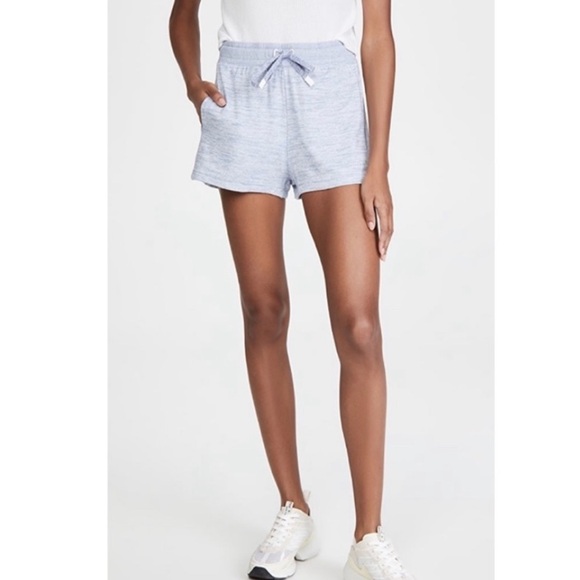 rag & bone Pants - Rag & Bone The Knit Shorts in Light Grey.
